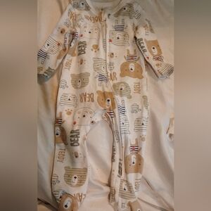 Size 0-3 month bear onesie made by Emporia Baby